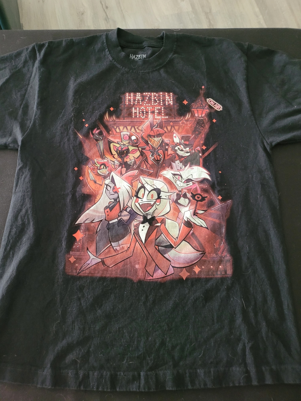 Hazbin Hotel Graphic Tee - Black